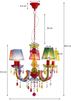 Lampa Wisząca Starlight Shade 5-ramienna