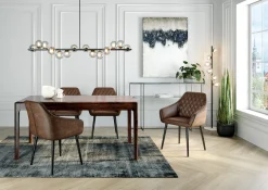 Lampa wisząca szklane klosze czarna 155x138 cm