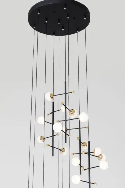 Lampa wisząca Trapez 280 cm czarna