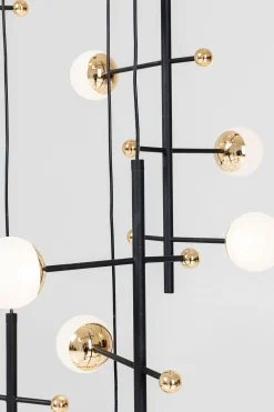Lampa wisząca Trapez 280 cm czarna