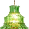 Lampa Wisząca Venezia Double Zielona Ø53cm