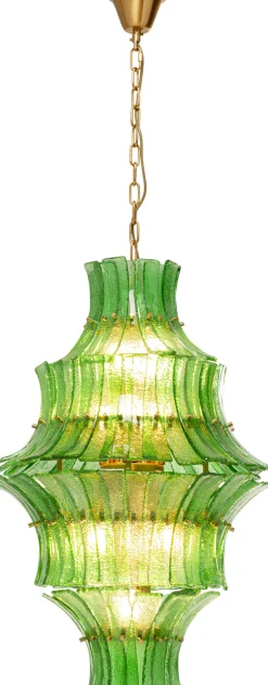 Lampa Wisząca Venezia Double Zielona Ø53cm