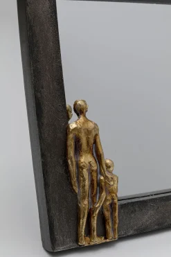 Lusterko Father and Son 20x13 cm szare