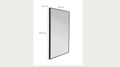 Lustro Bella 70x100cm