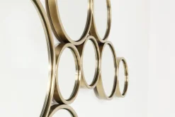 Lustro Bubbles 138x93 cm mosiężne