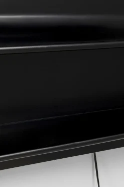 Lustro ścienne Aero LED czarne 80x141cm
