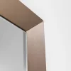 Lustro ścienne Arezzo coffee trapez 65(45)x160cm