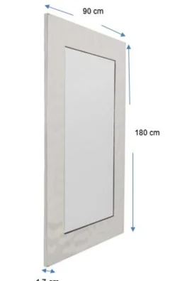 Lustro ścienne Caldera 90x180cm