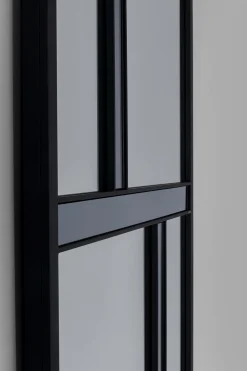 Lustro ścienne duże prostokątne czarne 71x182 cm