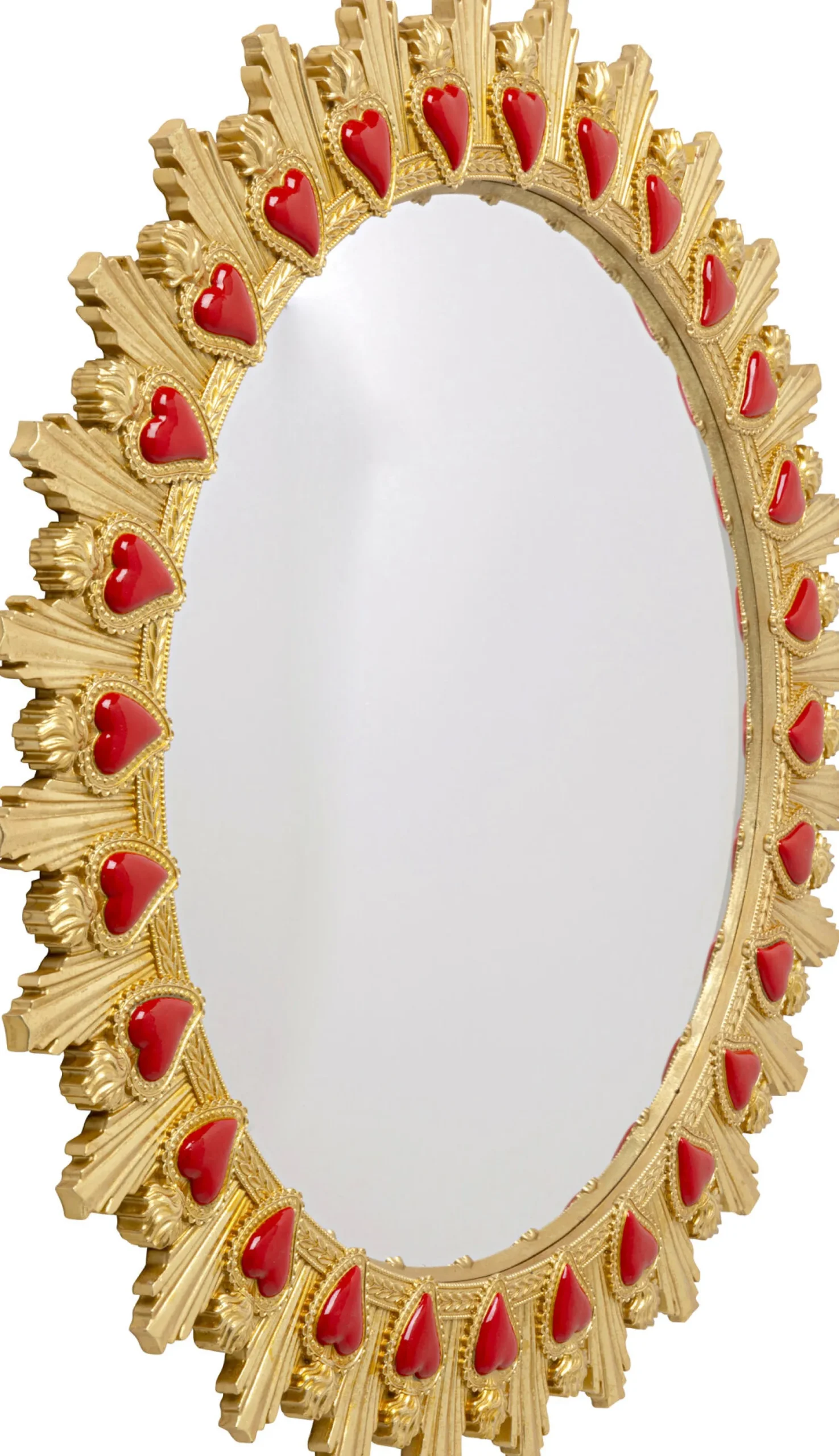Lustro Ścienne Flaming Heart Ø81cm