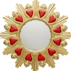 Lustro Ścienne Flaming Heart Ø39cm