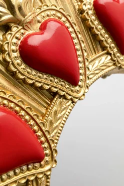 Lustro Ścienne Flaming Heart Ø39cm