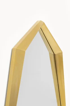 Lustro Ścienne Octagon Złote 90x150cm