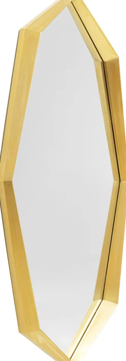 Lustro Ścienne Octagon Złote 90x150cm