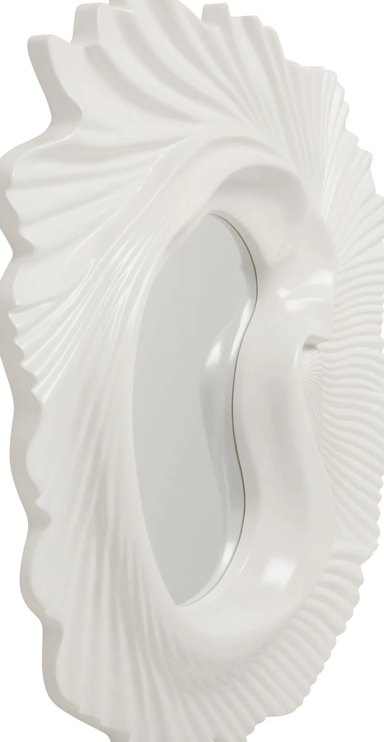 Lustro Ścienne Orecchio Białe 162x146cm