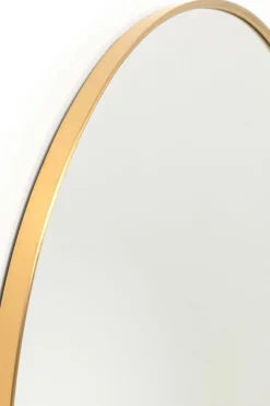 Lustro ścienne Prezzo brązowe Ø90cm