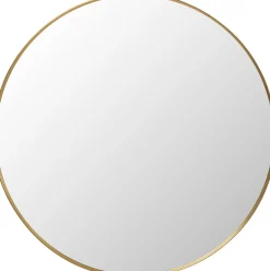 Lustro ścienne Prezzo brązowe Ø90cm