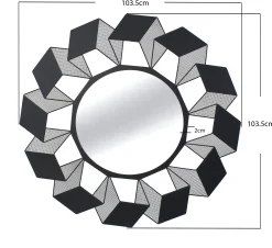 Lustro Cubes Ø104cm