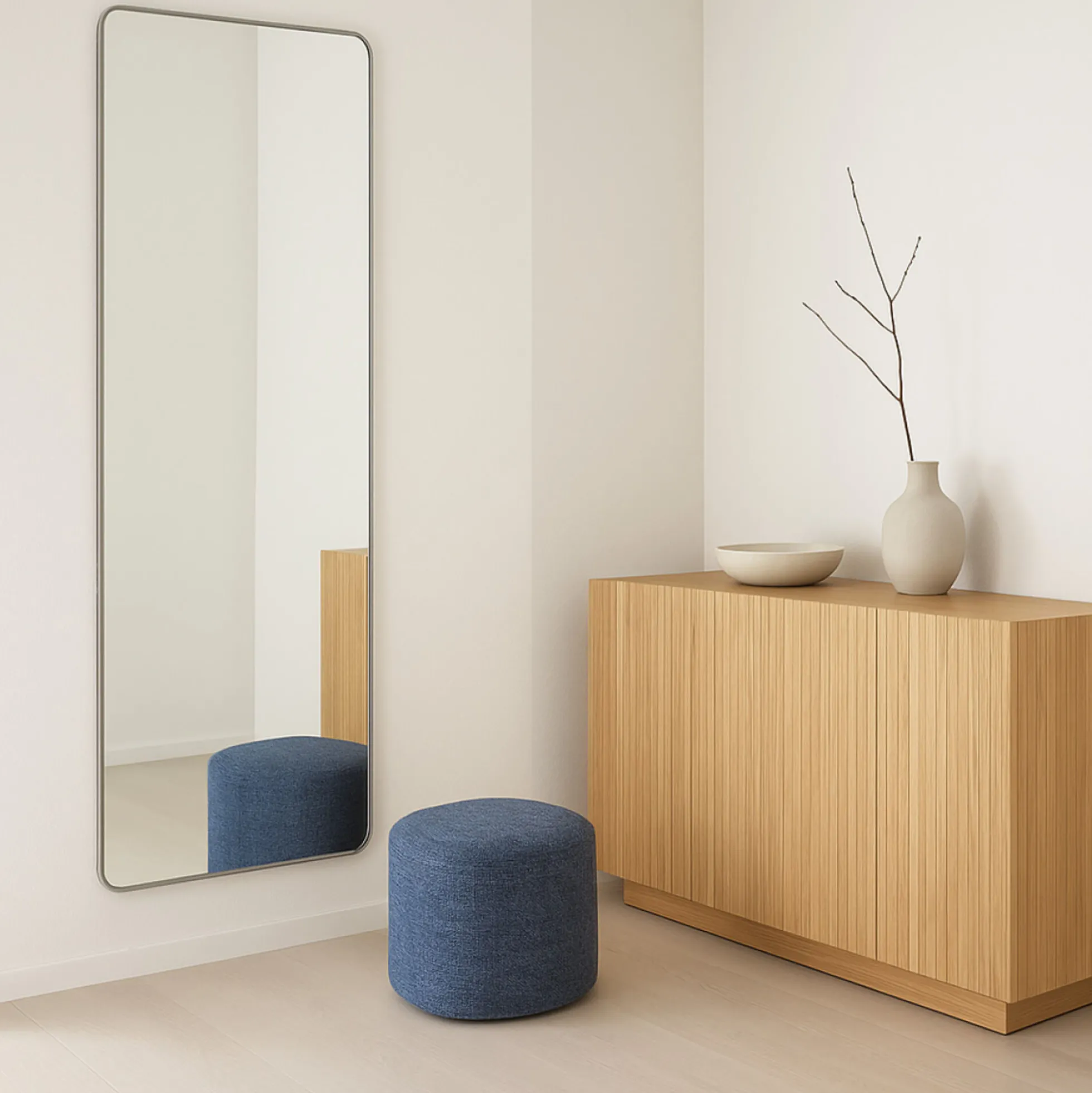 Lustro Curve greige 70x200cm