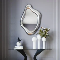 Lustro Hologram 68x117 cm srebrne