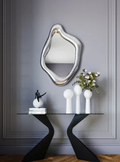 Lustro Hologram 68x117 cm srebrne