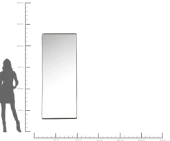 Lustro Ombra MO 80x200 cm czarne