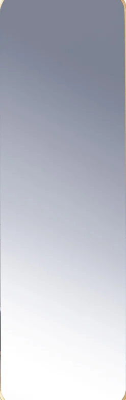 Lustro Simply Brass 50x160cm