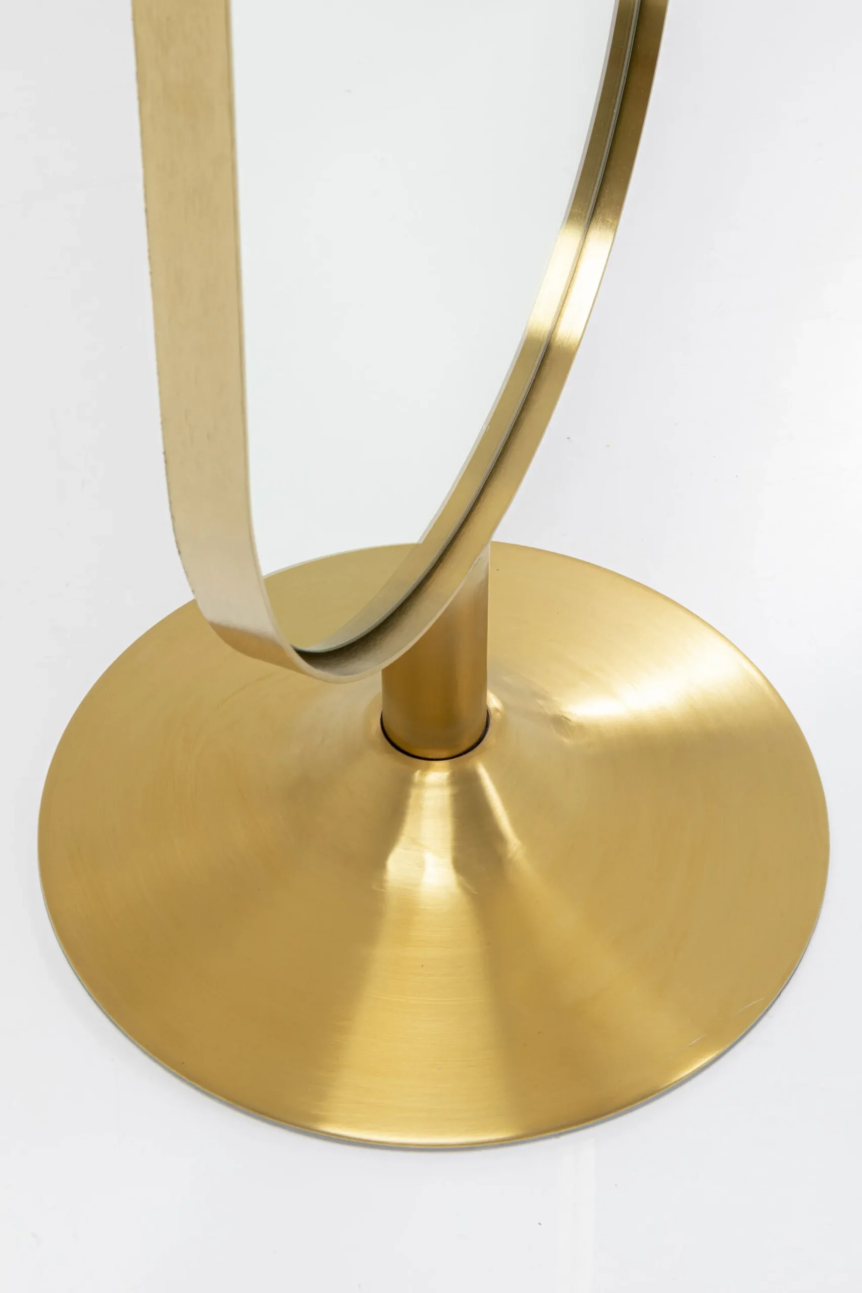 Lustro stojące Curve MO 40x170 cm mosiężne