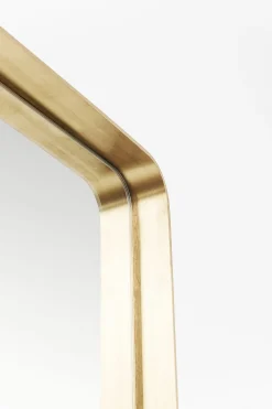 Lustro stojące Curve Rectangular 200x70cm mosiężne