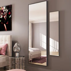 Lustro wiszące Bella 30x130 cm czarne