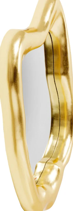 Lustro wiszące Hologram 117x68 cm złote