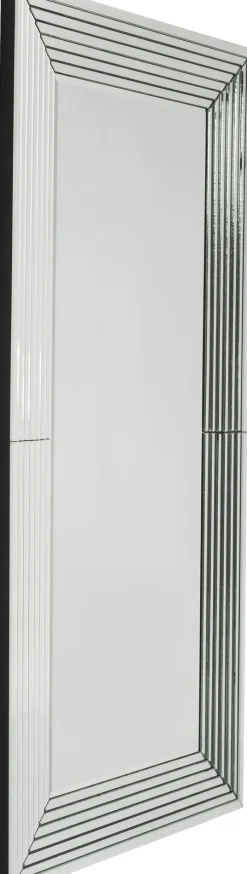 Lustro wiszące Linea Rectangular 200x100 cm srebrne