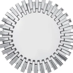 Lustro wiszące Sprocket ∅92 cm srebrne