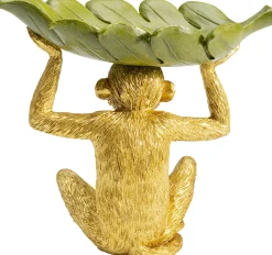 Misa dekoracyjna Banana Leaf 24x22 cm zielono-złota