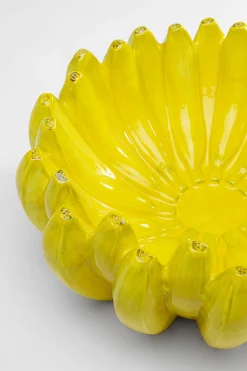 Misa dekoracyjna ceramiczna żółta banany Ø30 cm