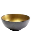 Misa z porcelany czarno-złota Ø21 cm 1,4 L