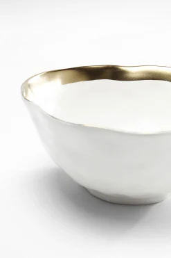 Miska Bell Ø15 cm biało-złota