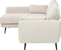 Narożnik Amalfi 275x159 cm kremowy lewy