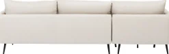 Narożnik Amalfi 275x159 cm kremowy lewy