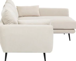 Narożnik Amalfi 275x159 cm kremowy prawy
