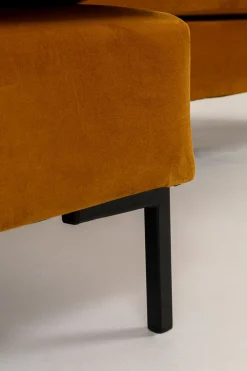 Narożnik Gianni Velvet złoty 290cm lewy