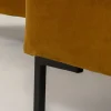 Narożnik Gianni Velvet złoty 290cm prawy