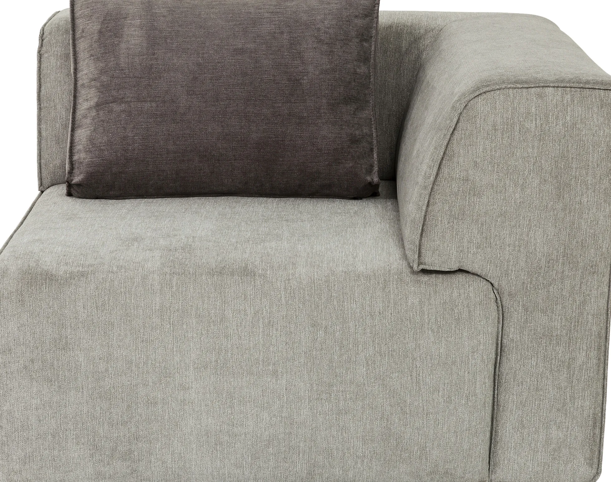 Narożnik Infinity Chenille 100x100 cm prawy szary