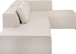 Narożnik Infinity Ottomane 306x182 cm kremowy prawy