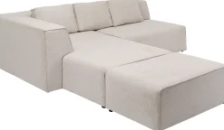 Narożnik Infinity Ottomane 306x182 cm kremowy lewy