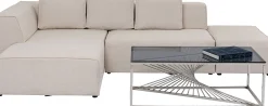Narożnik Infinity Ottomane 306x182 cm kremowy lewy