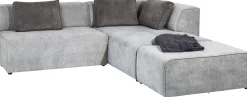 Narożnik Infinity szary 302x182 cm prawostronny