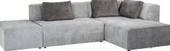 Narożnik Infinity szary 302x182 cm prawostronny