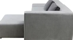 Narożnik Infinity szary 302x182 cm prawostronny