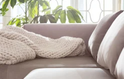 Narożnik Infinity Velvet 306x182 cm taupe lewy